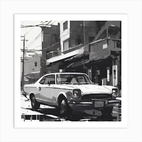 Car On The Street Art Print