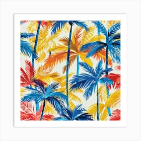 Tropical Palm Trees 6 Art Print