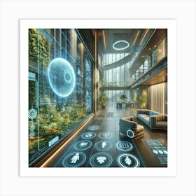 Venusian Enclave Secure Living Spaces Converted Art Print