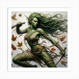 Elf Warrior Art Print