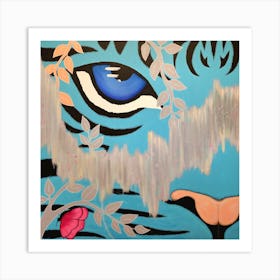 Tiger Eyes Art Print