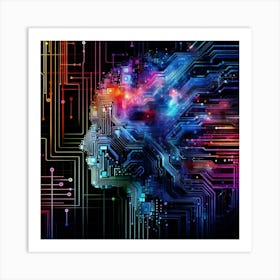 Digital Spirit Art Print