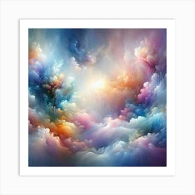 Abstract Of Clouds 1 Art Print