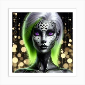 Alien Girl Art Print