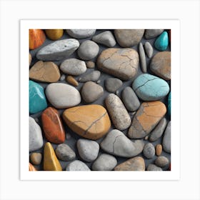 Pebbles 21 Art Print