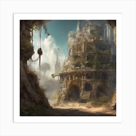 Fantasy Castle 19 Art Print