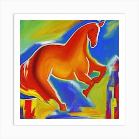 Horse In The Sky Art Print