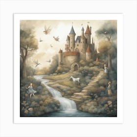 Fairytale Castle Art Print