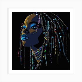 Afro-American Woman 38 Art Print