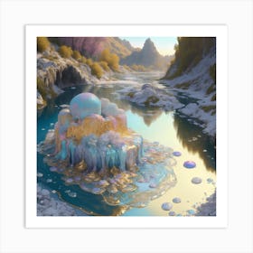 Ice Island Art Print