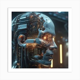 Cyborg 104 Art Print