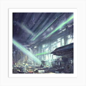 Futuristic City 3 Art Print