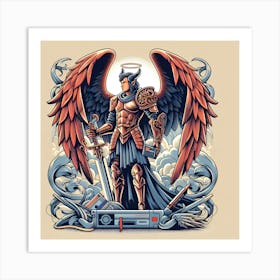 Angel Of The Netherworld 1 Art Print