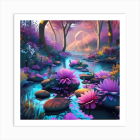 Lily Pond Art Print