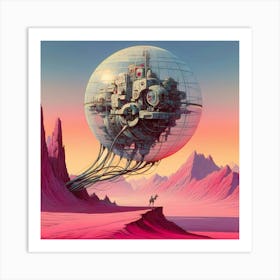 Spaceship Art Print