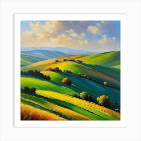 Landscape By Person 1 Art Print