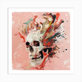 Skull Canvas Print 1 Art Print