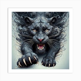 Black Panther 7 Art Print