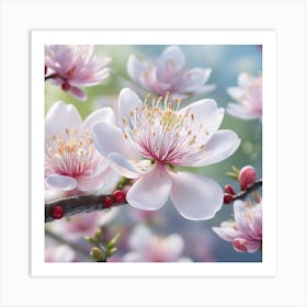 Cherry Blossoms Art Print