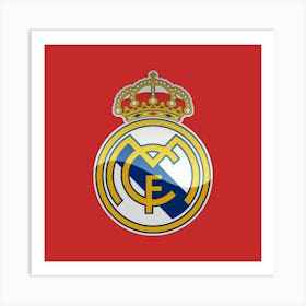 Real Madrid CF Logo Wall Art 25 Art Print