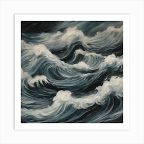 Stormy Seas 2 Art Print