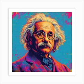 Albert Einstein 19 Art Print