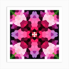 Abstraction Mosaic Kaleidoscope Art Print