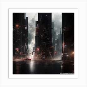 Futuristic City Art Print