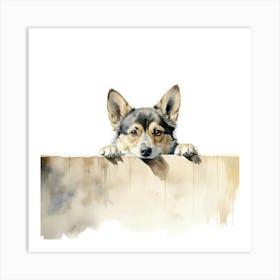 Swedish Vallhund Dog 2 Art Print