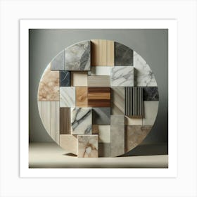 Marble Mosaic Art Print