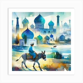 Kazakhstan Art Print