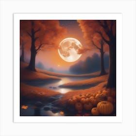 Harvest Moon Dreamscape 28 Art Print
