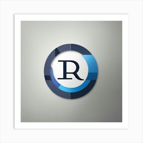R Logo Art Print