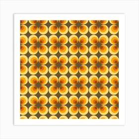 Colorful Retro Pattern 07 Art Print