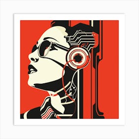 Sonic Woman Art Print