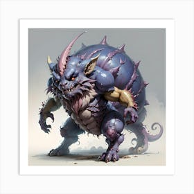 Monster Creature Art Print