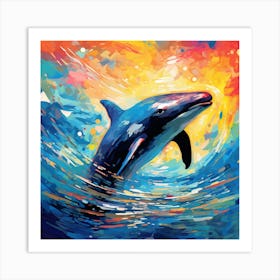 Dolphin Painting 2 Art Print