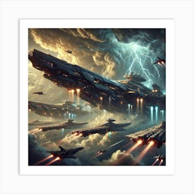 Tempest Armada Art Print