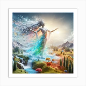 Earth Goddess 2 Art Print