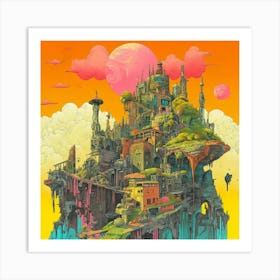 City In The Sky Art Print