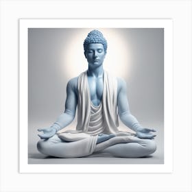 Buddha in Lotus Position Art Print