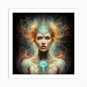 Electrical Symphonie Lightworkfullbody Show Th (1) Art Print