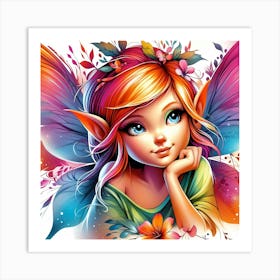 Fairy Girl 1 Art Print