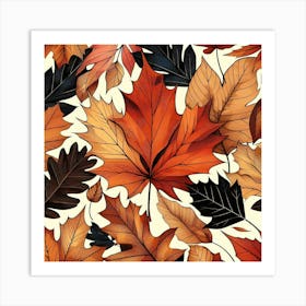 Autumn maple 2 Art Print