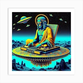 Dj Jesus 2 Art Print