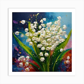 Flower of Lilies of the valley 4 Art Print