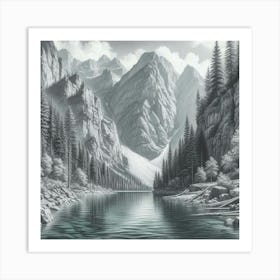 River Valley Art Print