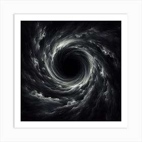 Black Hole Art Print