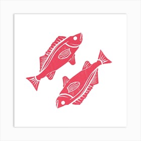 Two Fish Art Print