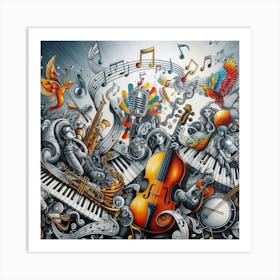 Music Jigsaw Puzzle 1 Art Print